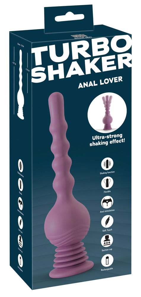 You2Toys Turbo Shaker Double Lover - Doppelvibrator mit ultrastarker Schüttelvibration lila