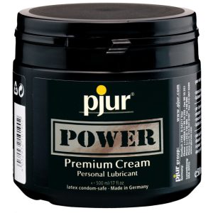 pjur Power Gleitcreme 150 ml schwarz ohne 500 ml