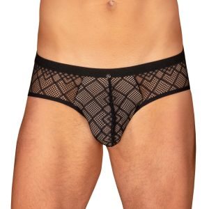 Obsessive Severio Jockstrap - Extravagante Transparenz, bequemer Tragekomfort schwarz L/XL