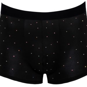 Svenjoyment Strass-Pants "Black Diamond", Größe S, schwarz