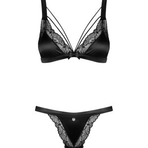 Obsessive Set Eloissa - Sinnlicher Style mit Tragekomfort schwarz L/XL