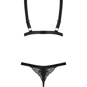 Obsessive Set Eloissa - Sinnlicher Style mit Tragekomfort schwarz L/XL