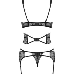 Obsessive Set Eloissa - Sinnlicher Style mit Tragekomfort schwarz S/M