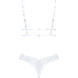 Obsessive Set Heavenlly - Romantischer Soft-BH & String weiß XS/S