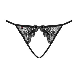 Obsessive Miamor Panty - Verführerisches Spiel mit pikanten Details schwarz L/XL