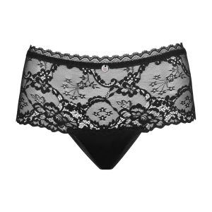 Obsessive Pearlove High Waist String ouvert schwarz S/M