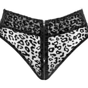 Noir Leo High Waist lip schwarz M