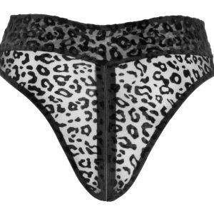 Noir Leo High Waist lip schwarz M