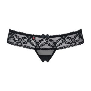 Obsessive Verführerischer String ouvert schwarz L/XL