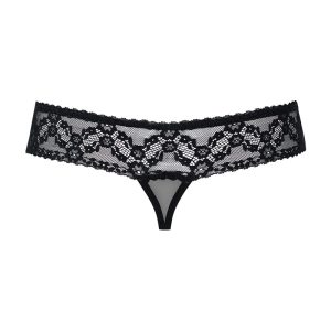 Obsessive Verführerischer String ouvert schwarz L/XL