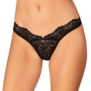 Obsessive Yassmyne Tanga - Verführerische Spitze! schwarz M/L