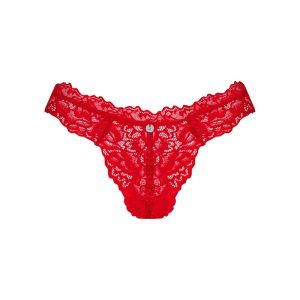 Obsessive Amor Cherris - Roter Riostring aus Spitze rot L/XL