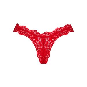 Obsessive Amor Cherris - Roter Riostring aus Spitze rot L/XL