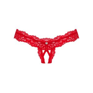 Obsessive Amor Cherris - Roter Riostring aus Spitze rot S/M