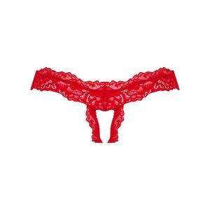 Obsessive Amor Cherris - Roter Riostring aus Spitze rot S/M