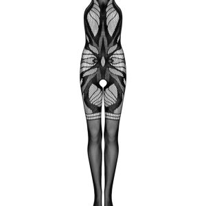 Obsessive G330 Bodystocking - Verführerischer Catsuit in Weiß schwarz S-L