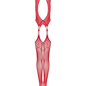 Obsessive Catsuit Flügel-Motive rot S-L