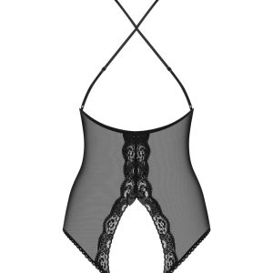 Obsessive Verführerischer Teddy - Pikantes Design für sinnliche Fantasien schwarz L/XL