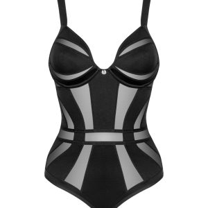 Obsessive Body Chic Amoria - Stilvoller Look, hoher Tragekomfort schwarz XS/S