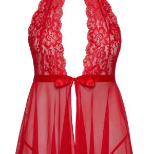 Kissable Babydoll in Rot - Größe S/M