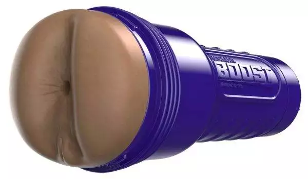 Fleshlight Boost Bang - Masturbator mit Saugkontrolle hautfarben dunkel
