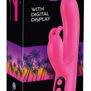 You2Toys Pink Sunset Wand Vibrator - Massagestab mit Digital-Display pink