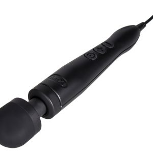 Doxy Massagestab Die Cast - Mattschwarz Gold schwarz