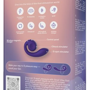 Rocks Off NIYA 5 - Ergonomischer Auflegevibrator mit Fernbedienung lila