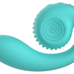 Snail Vibe Gizi - Flexibler Duo-Vibrator für G-Punkt-Stimulation türkis