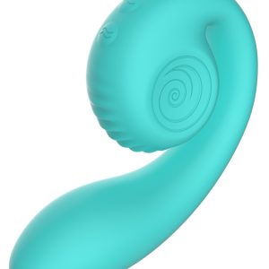 Snail Vibe Gizi - Flexibler Duo-Vibrator für G-Punkt-Stimulation türkis