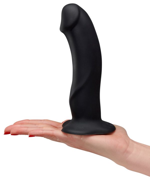 Großer Naturdildo "THE BOSS" - 18 cm - Silikon - Stimulationsintensiv - Mit Saugfuß - Harnesstauglich