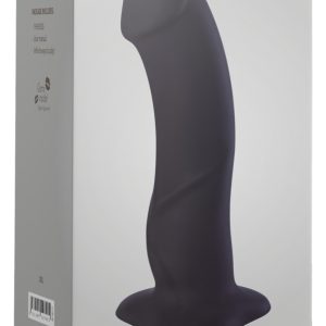 Großer Naturdildo "THE BOSS" - 18 cm - Silikon - Stimulationsintensiv - Mit Saugfuß - Harnesstauglich