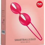 Fun Factory SMARTBALLS DUO Beckenbodentrainer - Konisch zulaufendes Liebeskugel-Duo 10 cm - Made in Germany