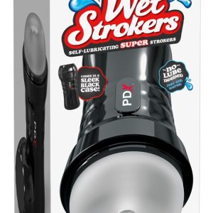 PDX Extreme Wet Strokers Super Slide & Glide Masturbator - Transparent - Realistisches Gefühl