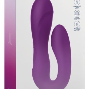 JimmyJane Reflexx Rabbit 3 - Dualer Vibrator mit Wärmefunktion - Biegsam, Flexibel & Kraftvoll