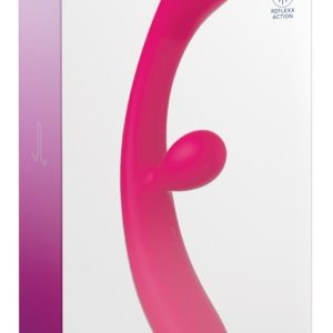 JimmyJane Reflexx Rabbit 3 - Dualer Vibrator mit 10 Vibrationsmodi und Wärmefunktion