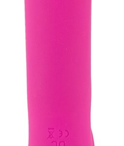 Joyful Moments Doppelvibrator "Twist & Play" - Silikon, wiederaufladbar, 9 Vibrationsmodi, ferngesteuert, 22 cm - Lila