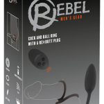 Rebel Cock and Ball Ring mit RC Butt Plug