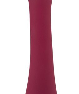 Rosenrot Bendable G-Spot Vibrator - Konische Rose, 20 cm, Schwarz