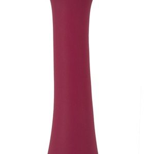 Rosenrot Bendable G-Spot Vibrator - Konische Rose, 20 cm, Schwarz