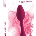 Rosenrot Bendable G-Spot Vibrator - Konische Rose, 20 cm, Schwarz