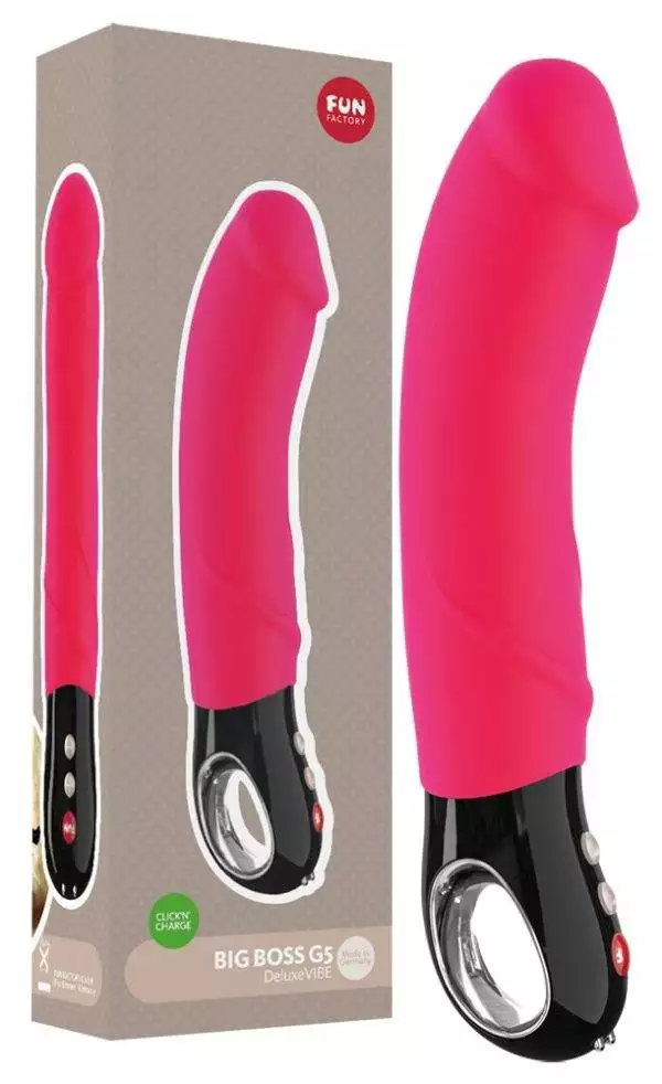 Fun Factory Wiederaufladbarer Vibrator - Schwarz 22,8 cm Ø 4,4 cm Fun Factory Wiederaufladbarer Vibrator - Schwarz 22,8 cm Ø 4,4 cm