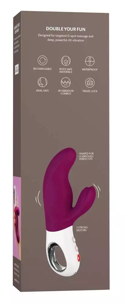 Lovehoney Doppelter Lustgenuss G-Punkt-Vibrator, lila, wasserdicht Lovehoney Doppelter Lustgenuss G-Punkt-Vibrator, lila, wasserdicht