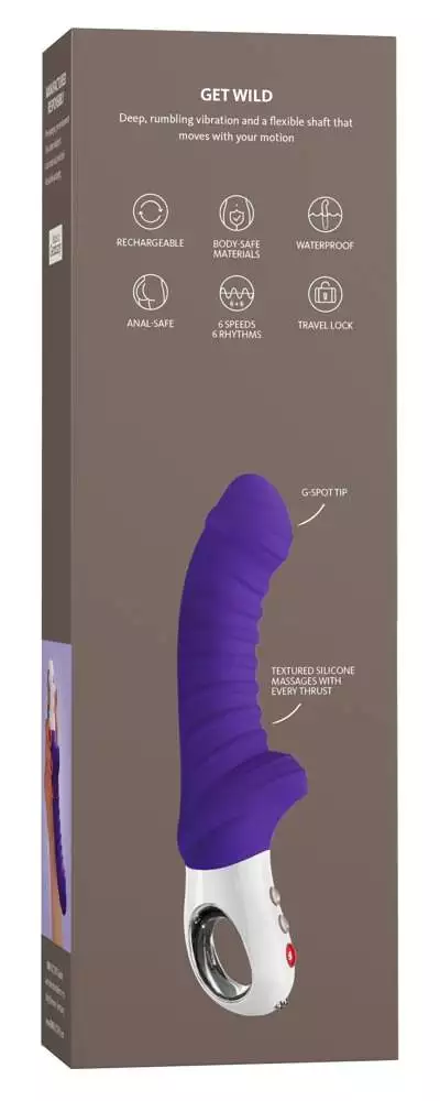 Fun Factory - TIGER G5 G-Punkt-Vibrator, Größe: 22,5 cm, Farbe: Silikon, Schwarz Fun Factory - TIGER G5 G-Punkt-Vibrator, Größe: 22,5 cm, Farbe: Silikon, Schwarz