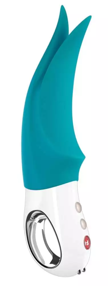 Fun Factory Vibrator VOLTA - kraftvoller Klitorisstimulator mit 6 Vibrationsrhythmen, wasserdicht, wiederaufladbar (Schwarz)