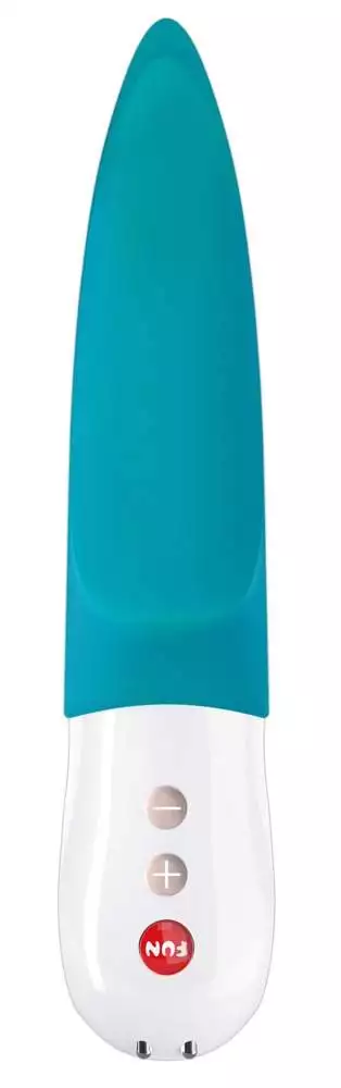 Fun Factory Vibrator VOLTA - kraftvoller Klitorisstimulator mit 6 Vibrationsrhythmen, wasserdicht, wiederaufladbar (Schwarz)