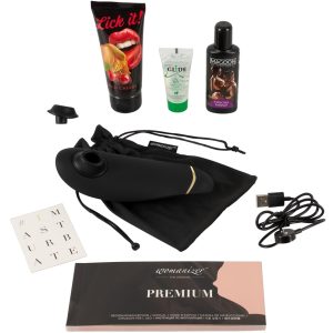 Womanizer Premium Set - inklusive Zubehör, Größe: Standard, Farbe: Schwarz