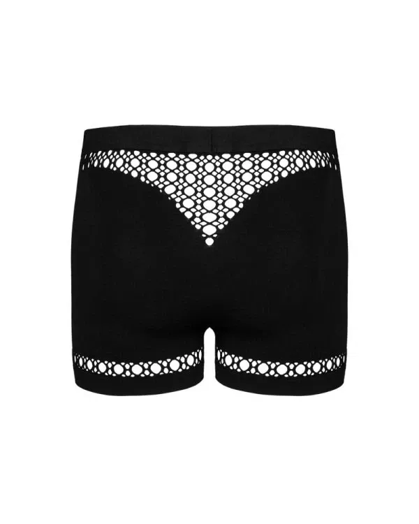 Obsessive Netz-Pants M102 - Schwarze Cut-out Leggings mit Stretchmaterial