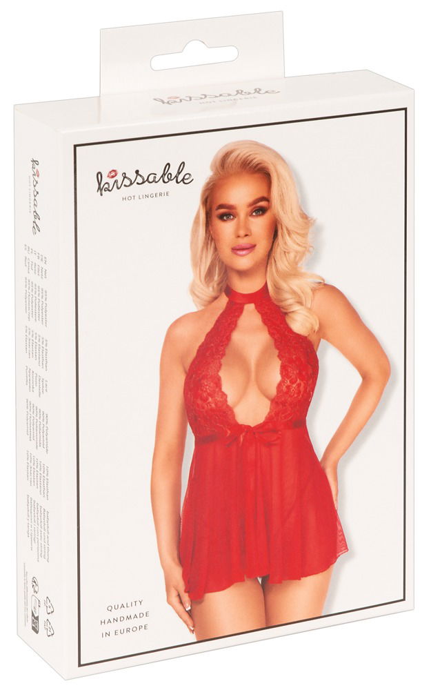 Kissable Babydoll in Rot - Größe S/M