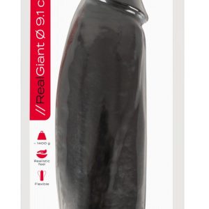 Realistixxx Real Giant XXL-Dildo 29,8cm - Schwarz